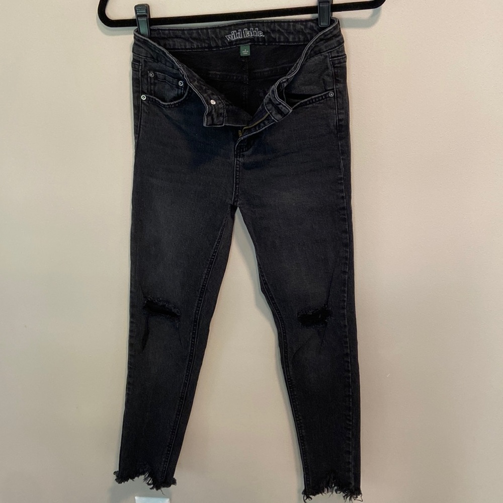 Wild Fable High Rise Black Skinny Jean size 4